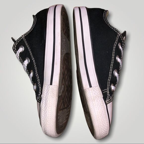 Converse All Star Infant Low Top Black size 8 - Picture 4 of 8